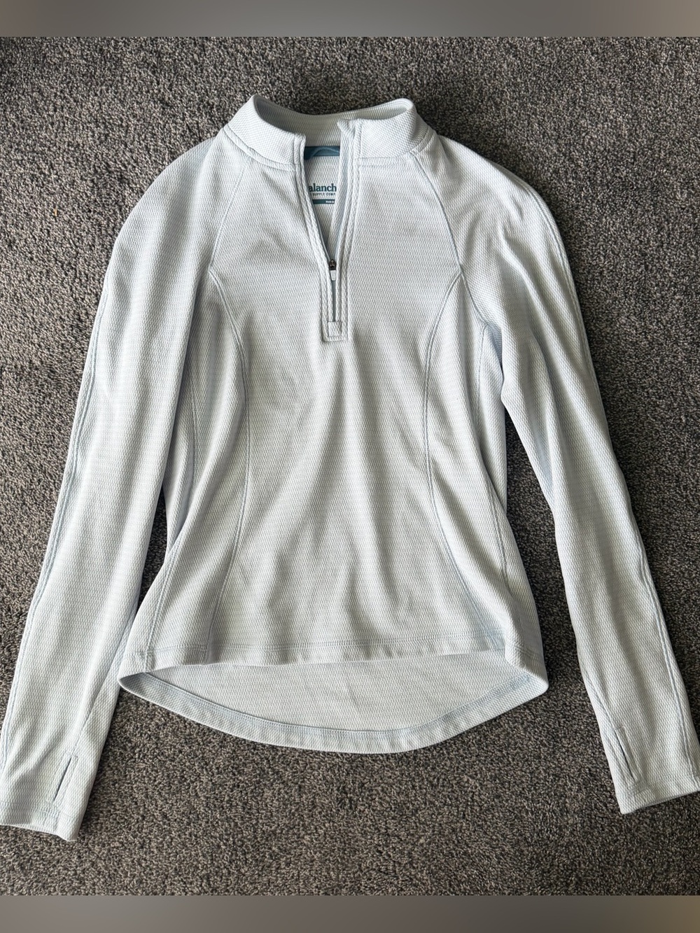 Avalanche Light Blue Long-Sleeve Half-Zip Pullover